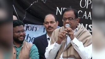 At JNU, P Chidambaram says there should be ‘huge mass movement’ is any Muslim is sent to detention camps because of CAA