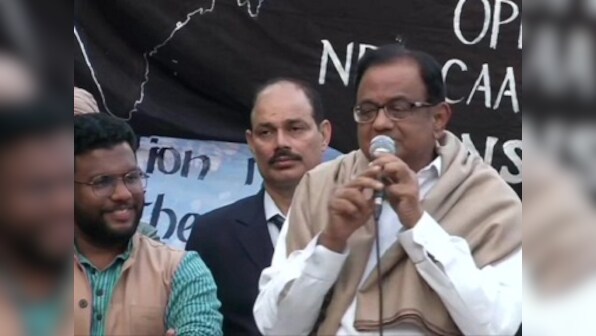 At JNU, P Chidambaram says there should be ‘huge mass movement’ is any Muslim is sent to detention camps because of CAA