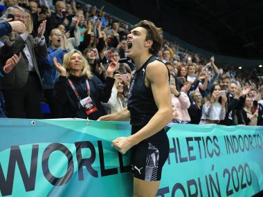 Sweden's Mondo Duplantis soars 6.17m to achieve lifetime dream, break pole vault world record Sweden's Mondo Duplantis soars 6.17m to achieve lifetime dream, break pole vault world record