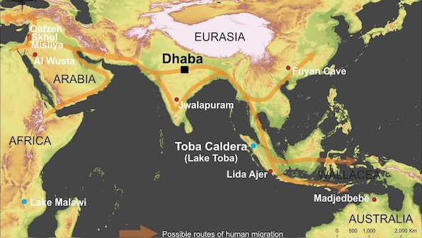 Stone tools show humans in India survived the cataclysmic Toba eruption 74,000 years ago