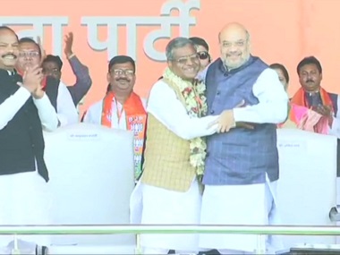 Ex Jharkhand CM Babulal Marandi's JVM merges with BJP; Amit Shah says local leader will get 'due respect and responsibility' Ex Jharkhand CM Babulal Marandi's JVM merges with BJP; Amit Shah says local leader will get 'due respect and responsibility'