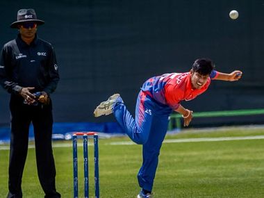 Mohammad Nadeem stars as Nepal lose first-ever ODI at home to Oman by 18 runs Mohammad Nadeem stars as Nepal lose first-ever ODI at home to Oman by 18 runs