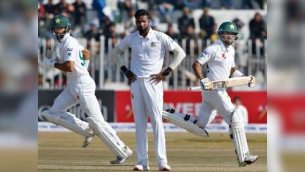 Pakistan vs Bangladesh: Babar Azam, Shan Masood tons power hosts to 342/3, lead by 109 runs
