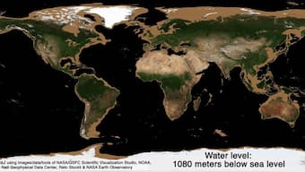 Animated video shows us what the Earth looks like when drained of all water
