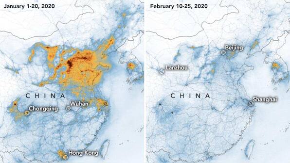 Air pollution in China decreases after COVID-19-related lockdowns come into play