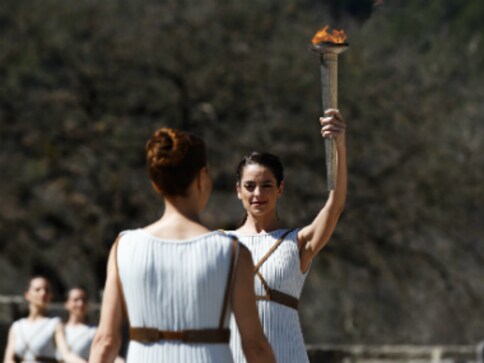 Tokyo Olympics 2020: Olympics torch lit behind closed doors in ancient Olympia due to coronavirus outbreak Tokyo Olympics 2020: Olympics torch lit behind closed doors in ancient Olympia due to coronavirus outbreak