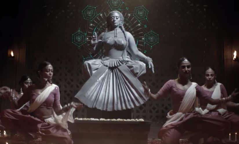Screenshot from the Bindis and Bangles video.