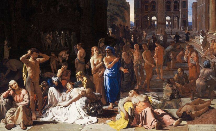 Plague in an Ancient City. Photo credit: Wikimedia Commons @LACMA.