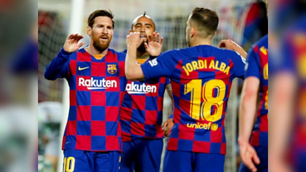 LaLiga: Lionel Messi's late penalty helps Barcelona edge past Real Sociedad; Atletico Madrid held by Sevilla