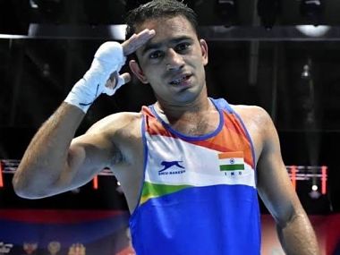 Vikas Krishan, Simranjit Kaur seal final berth in Asian Olympic boxing qualifiers; MC Mary Kom, Amit Panghal secure bronze Vikas Krishan, Simranjit Kaur seal final berth in Asian Olympic boxing qualifiers; MC Mary Kom, Amit Panghal secure bronze