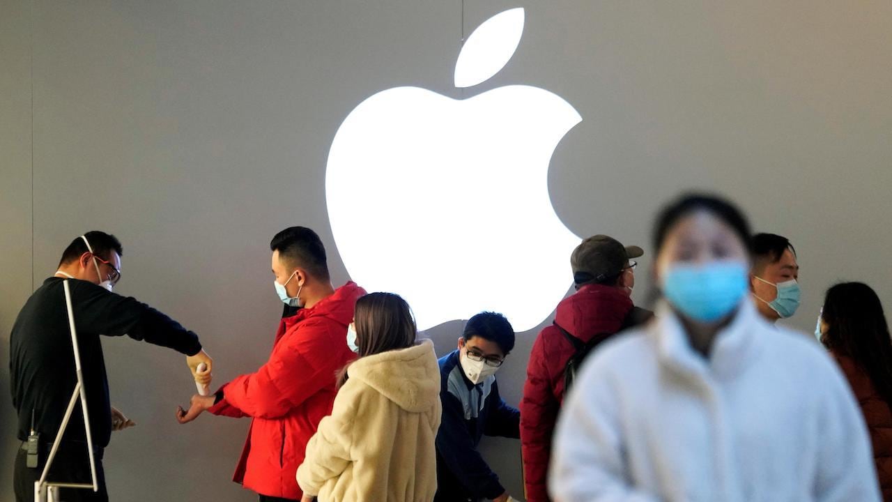 An Apple store in China. Image: Reuters