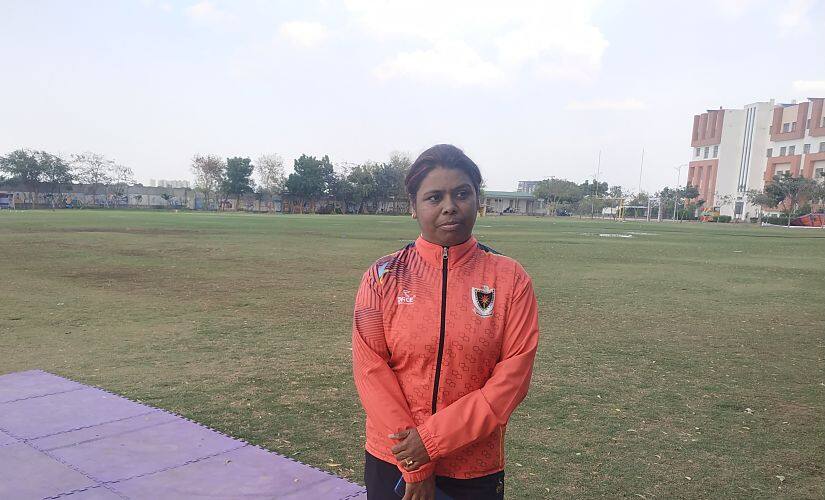 Railways senior women’s kabaddi coach Banani Saha. Shubham Pandey