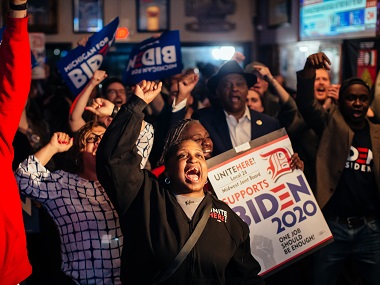 Joe Biden takes command of Democrat race, wins three states including key Bernie Sanders bastion Michigan Joe Biden takes command of Democrat race, wins three states including key Bernie Sanders bastion Michigan