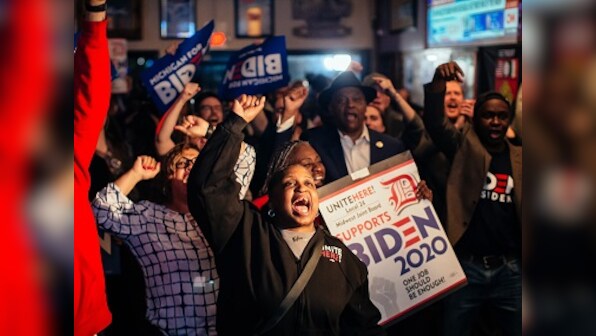 Joe Biden takes command of Democrat race, wins three states including key Bernie Sanders bastion Michigan