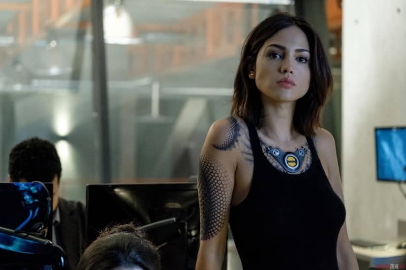 Eiza Gonzalez in a still from Bloodshot