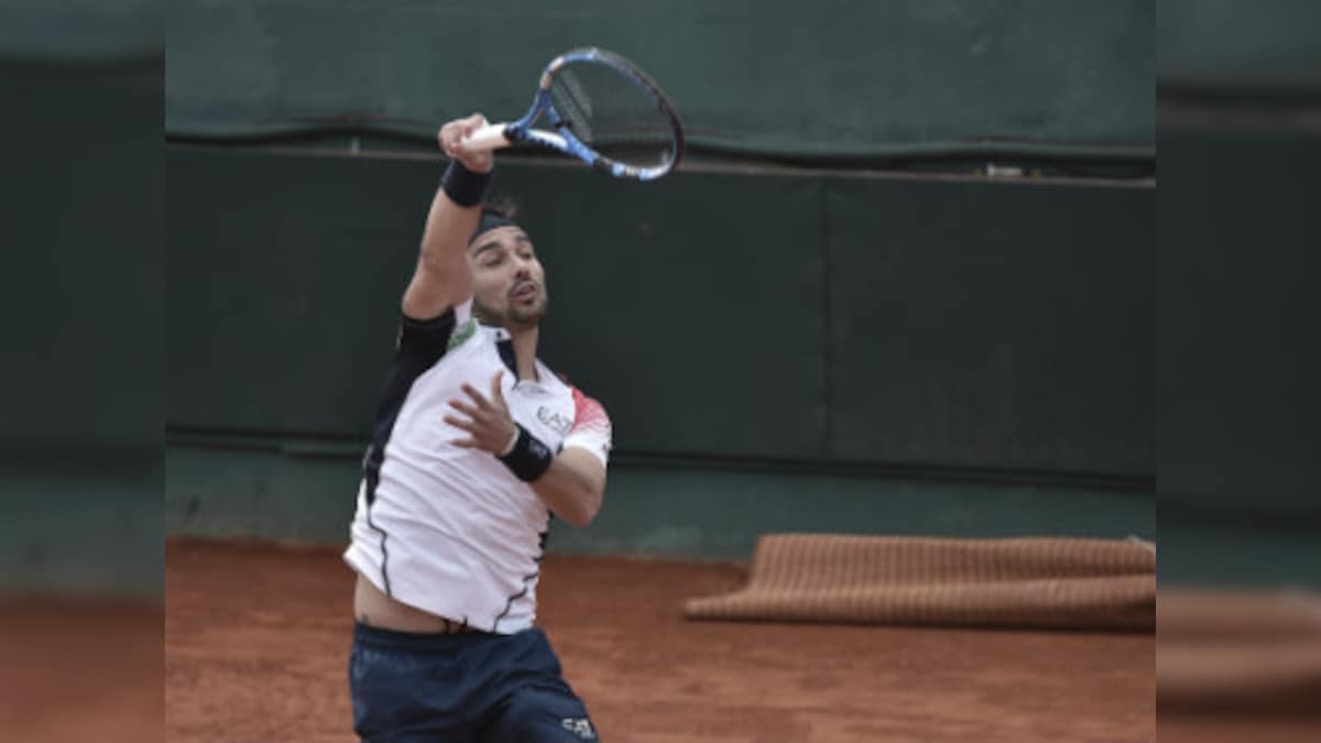 Davis Cup 2020: Fabio Fognini says it was a 'strange feeling' to play tie with no fans as Italy lead 2-0 against South Korea