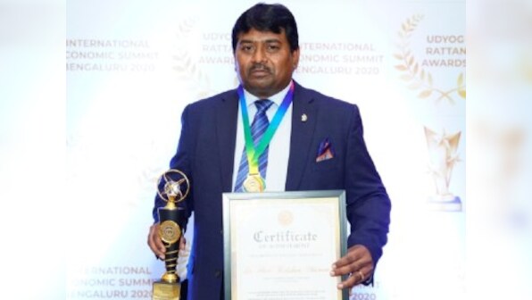 Dr Hari Krishna Maram Felicitated For Contribution Towards Digital India