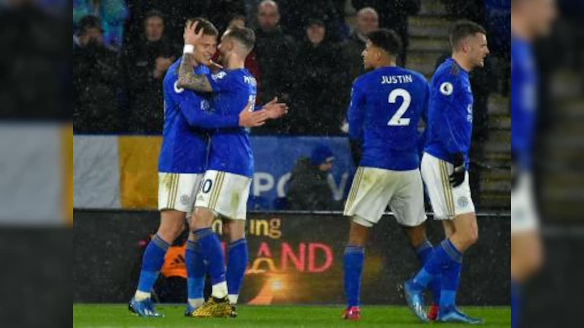 Premier League: Jamie Vardy back among goals as Leicester City thump Aston Villa 4-0