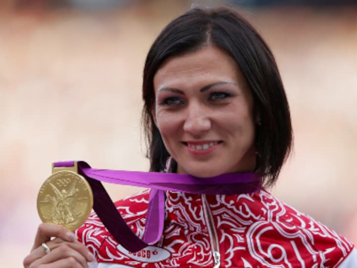 Two Olympic gold medallists among four Russian track and field athletes charged with doping offences