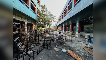 Delhi violence victim’s father, locals stage protest after police reopens Shiv Vihar School, voice concerns over tampering of riots-related evidence