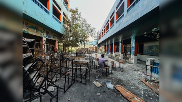 Delhi violence victim’s father, locals stage protest after police reopens Shiv Vihar School, voice concerns over tampering of riots-related evidence