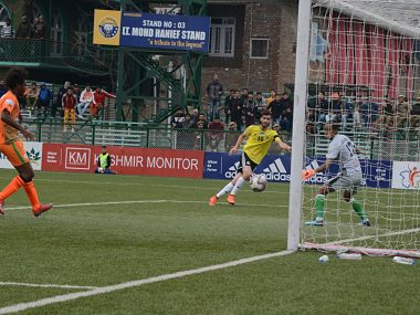 I-League 2019-20: Danish Farooq's header seals narrow victory for Real Kashmir over Neroca FC I-League 2019-20: Danish Farooq's header seals narrow victory for Real Kashmir over Neroca FC