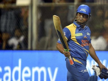 Sachin Tendulkar, Virender Sehwag roll back the years as India Legends beat West Indies Legends in Road Safety World Series opener Sachin Tendulkar, Virender Sehwag roll back the years as India Legends beat West Indies Legends in Road Safety World Series opener