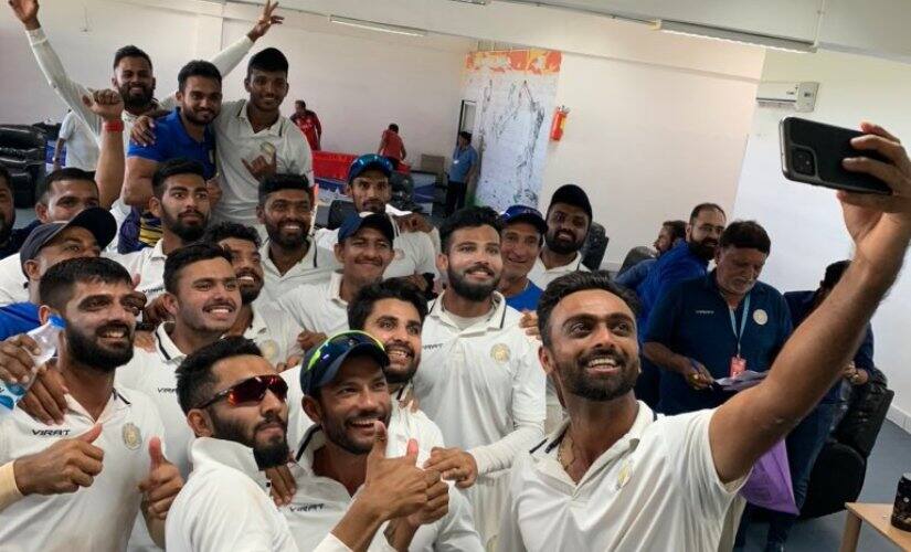 Jaydev Unadkat has taken 65 wickets so far this season in Ranji Trophy. Image: @saucricket