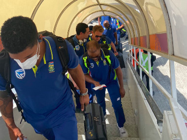 Coronavirus pandemic: South African team arrives in Kolkata with CAB overseeing their journey back home Coronavirus pandemic: South African team arrives in Kolkata with CAB overseeing their journey back home