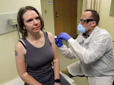 Coronavirus pandemic: US researchers begin first-stage study of COVID-19 vaccine, administer shots to four volunteers Coronavirus pandemic: US researchers begin first-stage study of COVID-19 vaccine, administer shots to four volunteers