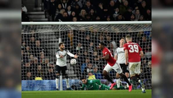 FA Cup: Manchester United ease past Wayne Rooney's Derby County to progress into quarter-finals