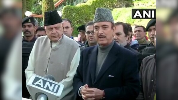 Ghulam Nabi Azad meets Farooq Abdullah after NC chief's release from detention, seeks statehood, release of other detained leaders