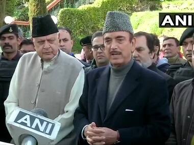 Ghulam Nabi Azad meets Farooq Abdullah after NC chief's release from detention, seeks statehood, release of other detained leaders