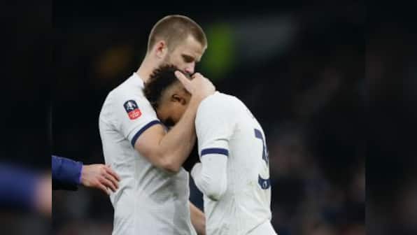 Tottenham Hotspur's Eric Dier climbs into crowd to confront fan after Norwich City defeat
