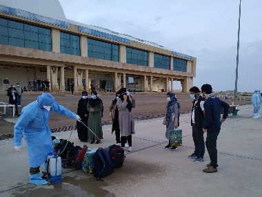 Fourth batch of Indians return from Tehran and Shiraz, taking total rescued from Iran to 389; evacuees to be under quarantine at Jaisalmer facility Fourth batch of Indians return from Tehran and Shiraz, taking total rescued from Iran to 389; evacuees to be under quarantine at Jaisalmer facility