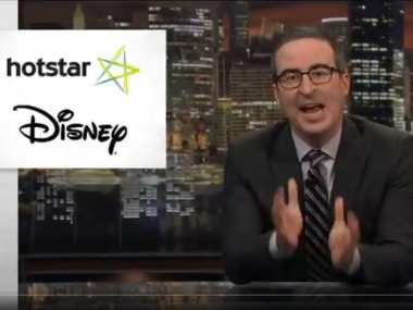 Watch: John Oliver slams Hotstar for blocking Disney jokes, not airing Last Week Tonight episode on Narendra Modi Watch: John Oliver slams Hotstar for blocking Disney jokes, not airing Last Week Tonight episode on Narendra Modi