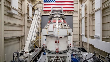 Coronavirus delays work on NASA’s moon rocket and capsule for the Artemis mission