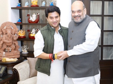 'Fortunate to be part of BJP': Jyotiraditya Scindia pledges support to saffron party, Rahul Gandhi says ex-Guna MP ignored his ideology 'Fortunate to be part of BJP': Jyotiraditya Scindia pledges support to saffron party, Rahul Gandhi says ex-Guna MP ignored his ideology