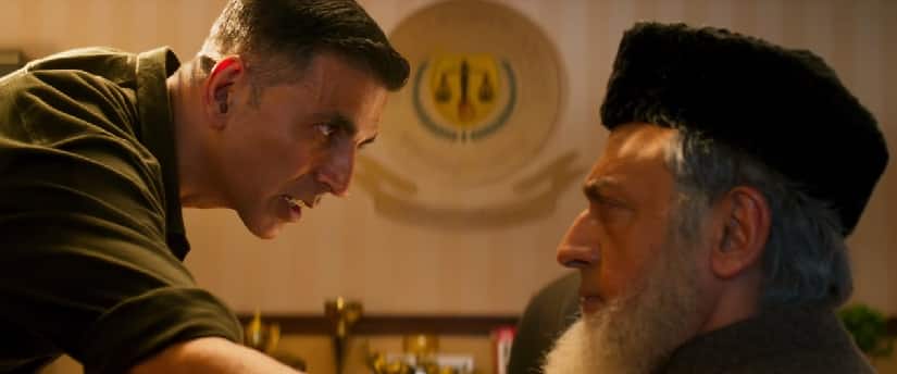 Akshay Kumar in a still from Sooryavanshi. Image from YouTube