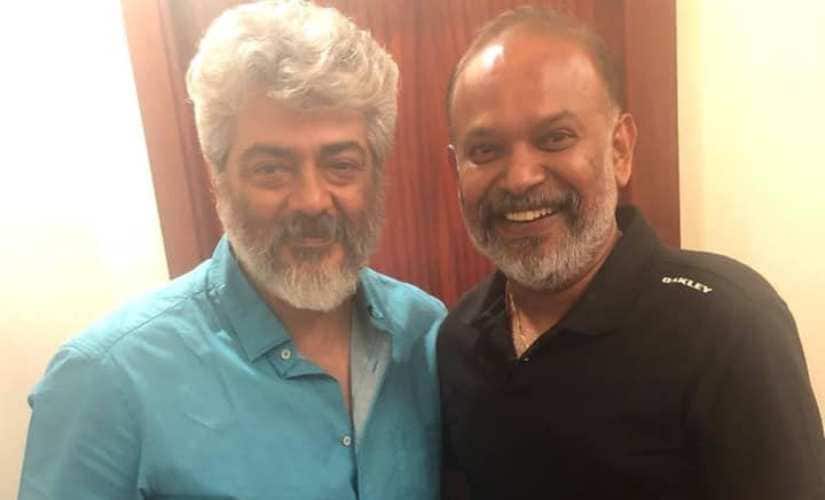 Ajith (left) and Venkat Prabhu. Image from Twitter