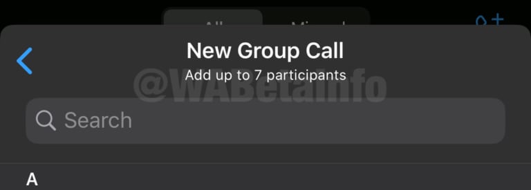 WhatsApp may soon allow eight participants in a group video call at once. Image: WABetaInfo
