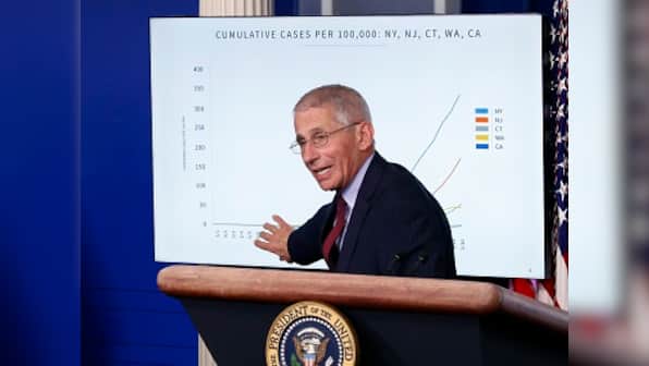 Dr Anthony Fauci, key member of White House's coronavirus task force, gets featured on cupcakes, apparel, candles
