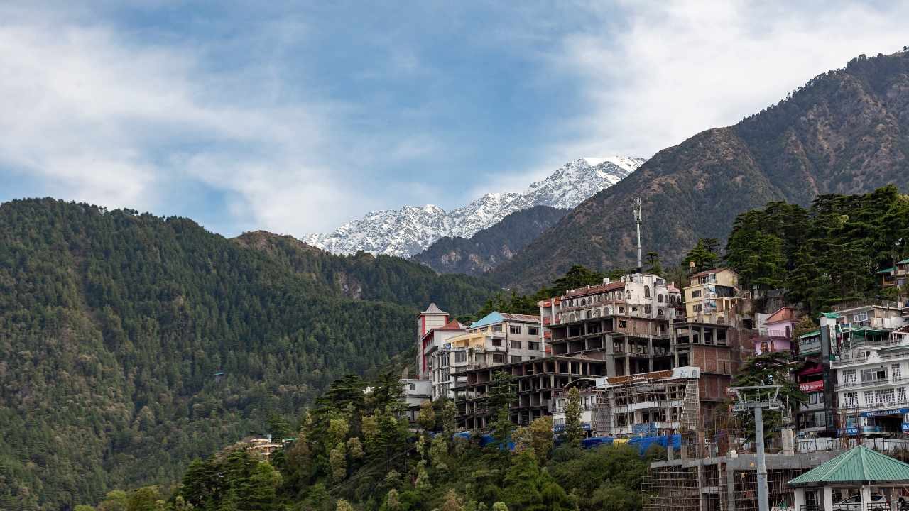 snowcapped Dhauladhar range of the Himalaya are clearly visible during lockdown to control the spread of the coronavirus in Dharmsala, India. Image credit: AP