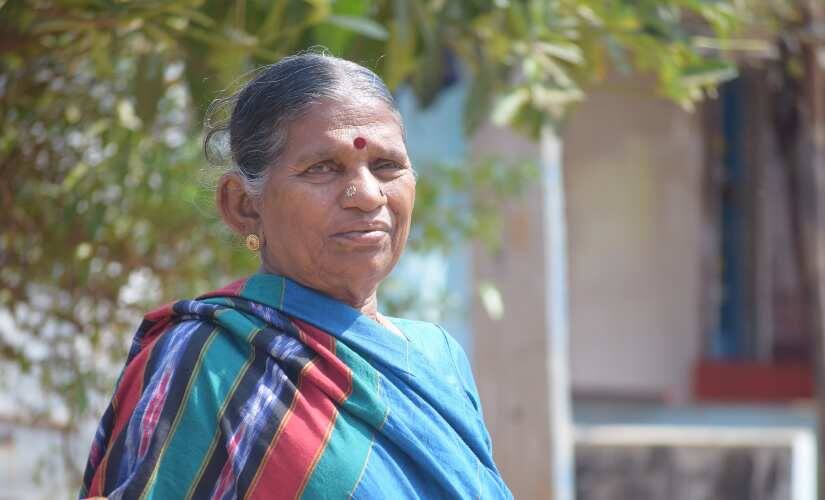 B. Chittama, leader of fisherwomen federation, sees no hope in exemption of fisheries from lockdown restrictions. Image/Basudev Mahapatra