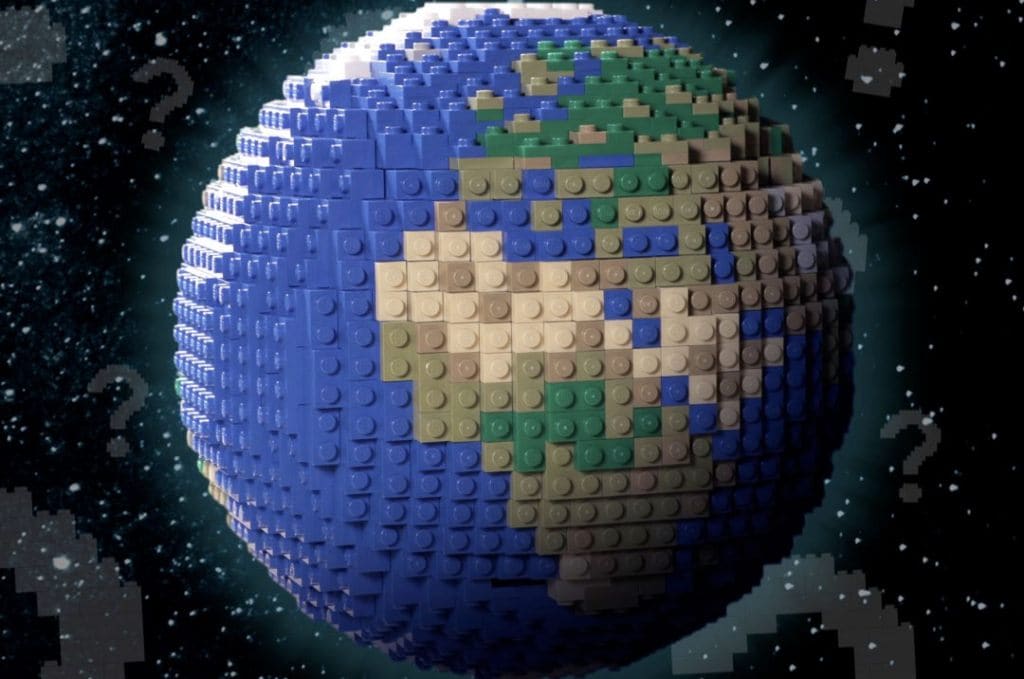 Lego and NASA teamed up to participate in the build a planet challenge. Image credit: Lego