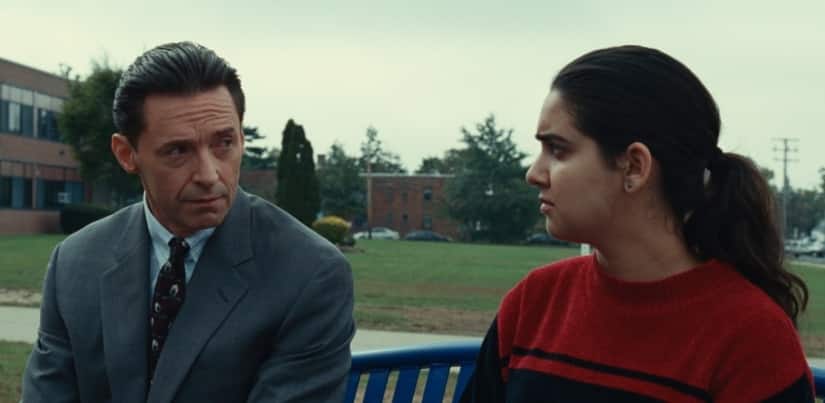 Hugh Jackman and Geraldine Viswanathan