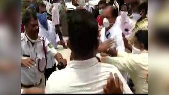 Fearing 'spread' of coronavirus, JD(S) MLC and his son obstruct testing for journalists in their locality; booked