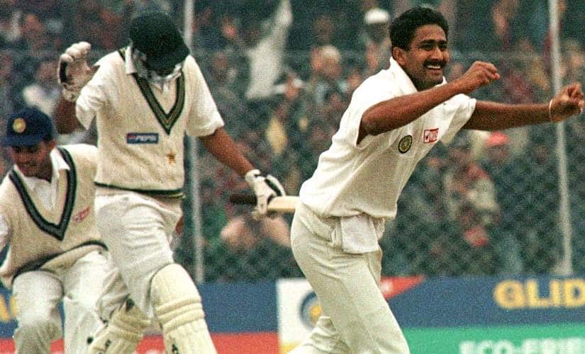 Anil Kumble became the only second bowler to take all 10 wickets in an innings to equal England's Jim Laker's world record for most wickets in an innings. Reuters