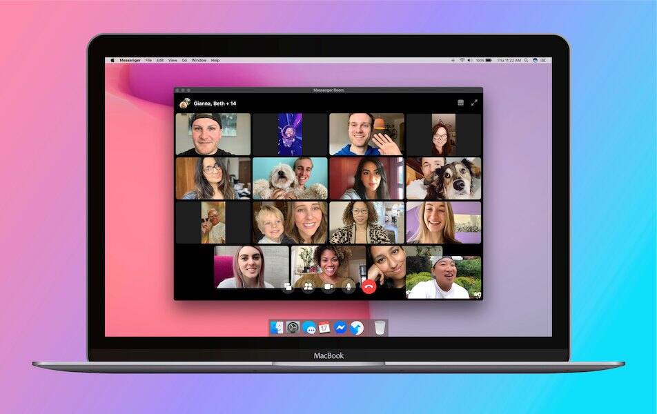 Messenger Rooms on desktop. Image: Facebook
