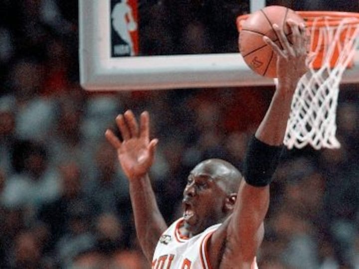 Michael Jordan's autographed Air Jordan sneakers from rookie season sold for record $560,000 at Sotheby's